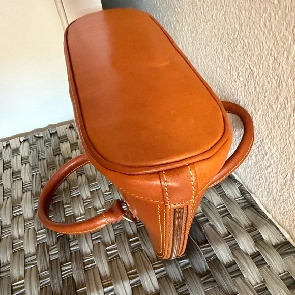 Genuine Italian Leather Mini Dome Satchel Handbag - I Medici Firenze - Picture 9 of 13